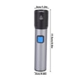 thumbnail image 4 of Aluminium Alloy Flashlight, LED Flashlight, Waterproof For Outdoor Mountaineering Camping Hiking Emergency, 4 of 8
