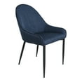 thumbnail image 2 of Moe's Home Collection Lapis Dining Chair Dark Blue-Set Of Two, 2 of 5