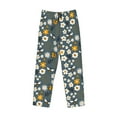 thumbnail image 4 of Goofa Flowers and Bee Printed Soft Pajama Pants for Men, Wide Leg Comfy Casual Lounge Yoga Pants-, 4 of 9