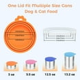 thumbnail image 4 of Homirary Pet Silicone Covers, Pet Food Can Lids, for Cat Dog Canned Food Storage, High Temperature Resistant, Dishwasher Safe, 6pcs, 4 of 8