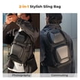 thumbnail image 2 of K&F Concept Camera Sling Bag Crossbody Bag Hardshell Camera Shoulder Backpack DSLR/SLR/Mirrorless Camera Case Photography Bags for Photographer, 2 of 7