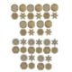 thumbnail image 5 of 40PCS/10 Sheets 3.5CM Flower of Life Energy Sticker Golden parent Waterproof Sticker 7 Chakra C, 5 of 5