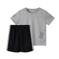 thumbnail image 3 of JCCXIN Boys Summer Reflective Athletic Outfit Sets Mesh Short Sleeve O-Neck T Shirt And Shorts For Play Classic Clothes Sets, 3 of 3