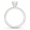 thumbnail image 3 of Meryn Jewel 1.7 Ct Lab Round Cut Diamond Rings - 14K White Gold Plated Engagement Bands - Diamond Rings On Clearance Sale - Wedding Jewelry for Her, 3 of 3