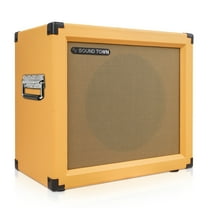 Sound Town 1 x 12" 65W Open-back Guitar Speaker Cabinet, Birch Plywood, Orange Tolex, Wheat Cloth Grille (GUC112OBOR)