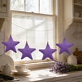 thumbnail image 6 of 5PCS Purple Five-Point Star Pendant - Elegant Decorative Star Ornament, Pendant Decor for Holidays, Birthdays, Housewarming, Home & Party Use & Festive Decor, 1pc, 6 of 6