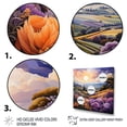 thumbnail image 3 of Designart "France Lavender horizon IV" Landscapes Floater Framed Wall Decor, 3 of 7