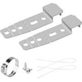 thumbnail image 1 of 2pcs Dishwasher Mounting Bracket, 5001DD4001A Dishwasher Mounting Clips Under Counter Mounting Brackets Compatible with LG, 1 of 7