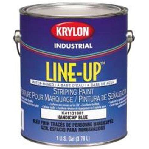 Sherwin Williams 561141 Krylon Heavy Duty Latex Traffic Paint Blue 1 Gallon
