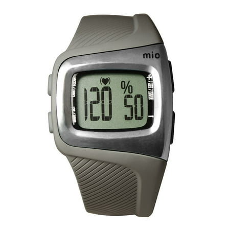 MIO Sport Heart Rate Monitor Digital Wrist Watch M9W32P3C8L3 - Gray