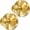 Gold, variant on Suction Cup Wreath Hanger for Glass Doors – Heavy Duty 22 lbs Capacity, No-Drill Damage-Free Hook for Christmas Decor, Rustproof Gold Finish (2-Pack)