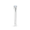 thumbnail image 3 of ANGARA Natural Classic Round Aquamarine and Diamond Three Stone Ring in 925 Sterling Silver for Women (Size-4mm) | March Birthstone, Anniversary, Jewelry Gift for Women | Natural Aquamarine Ring, 3 of 9