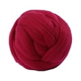 thumbnail image 1 of Hilo grueso y grueso, hilo para tejer a brazo, lavable, suave y grueso, para bricolaje rojo, 1 of 8