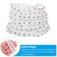 thumbnail image 3 of Uxcell 5 Yard  4mm OD 0.43" Wide Faux Pearl Lace Ribbon White, 5Pack, 3 of 5