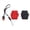 Black and Red, variant on Riousery 2PCS Outdoor Sport Storage Case Rain Proof Compact Watertight Dry Box Protective Case for Hiking Travel Black and Red 12 Inches / 30.48 CM