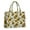 White Bee Sunflower, variant on Large Capacity Tote Bag,White Bee Sunflower Pattern Handbag Fashion Luxury Tote Bag,15.7"x13"x 5.1" Inches,Laptop Compatible