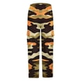 thumbnail image 7 of Mgmyaa Men's Camouflage Cargo Pants Elastic Waist Drawstring Straight-Leg Work Pants with Multiple Pockets, 7 of 7