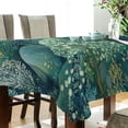 thumbnail image 5 of Yayeee Tablecloths 54" x 72" Rectangle Wrinkle Resistant Party Table Cover, Green Forest Pattern, 5 of 8