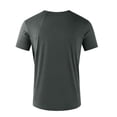 thumbnail image 6 of VSSSJ Mens Workout T-Shirts Athletic Running Short Sleeve Gym Active Shirts Quick Dry Lightweight Summer Crewneck Basic Tee Tops Army Green S, 6 of 8