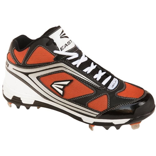 EASTON PHANTOM MD TEAM BLK/OR MENS METAL BASEBALL CLEATS US 13 M, EU 47 ...