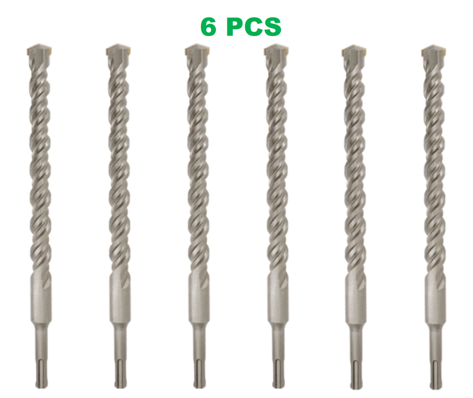 5PCS 3/8" X8" Drill Bit Set SDS Plus Rotary Hammer Concrete Masonry Carbide Tip 