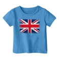 thumbnail image 3 of Kiijoy Toddler Boys T Shirt British Flag Printed Short Sleeve T-Shirt, Sizes 1-13, 3 of 3