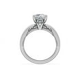 thumbnail image 2 of 1.15 T.C.W Brilliant Princess Cut Natural Diamond Wonderful Solitaire Engagement Ring for Women Solid 14K White Gold Size 3, 2 of 8