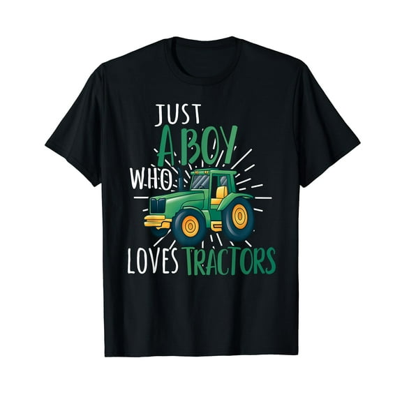 Just a boy who loves Tractors cute boys T-Shirt
