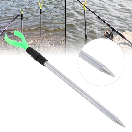 Stretchable Fishing Pole Rest Ground Mount Telescopic Design for Stable Rod Support Easy Carry