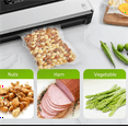 thumbnail image 3 of Vacuum Sealer Machine with 40 Bags | Compact Food Sealer for Kitchen Storage & Meal Prep | Multiple Modes​​ | External Vacuum System, Silver, 3 of 6