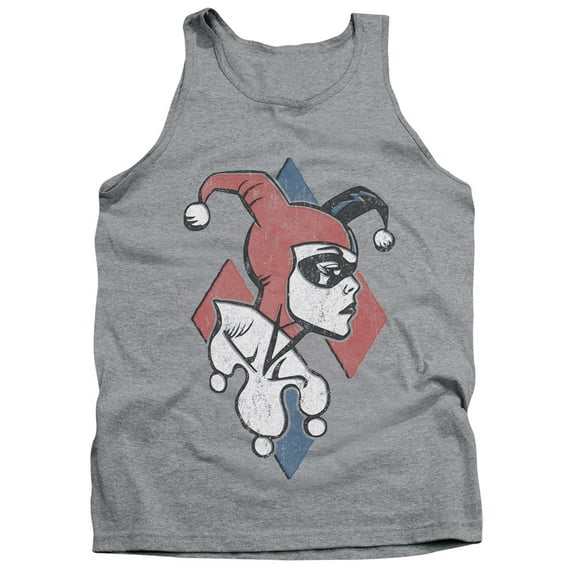 Batman Profiling Adult Tank Top-Athletic Heather
