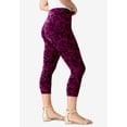 thumbnail image 3 of Roaman's Women's Plus Size Essential Stretch Capri Legging, 3 of 4