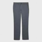 Men's Slim Straight Fit Hennepin Tech Chino Pants - Goodfellow & Co Gray 36x32
