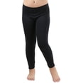thumbnail image 2 of ToBeInStyle Girls' Nylon-Spandex Blend Full Length Leggings - Black - L/XL, 2 of 4