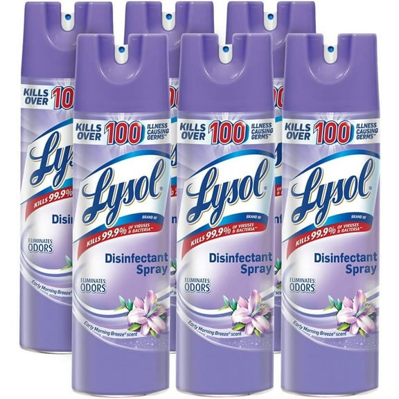 Lysol Disinfectant Spray, Early Morning Breeze, 228oz (12X19oz)