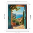 thumbnail image 2 of Paint by Numbers Kit for Adults, Mediterranean Ocean View Doorway Scene Paint by Numbers, Easy Paint by Numbers Kit for Adults Beginner, DIY Adult Paint by Number Kits on Canvas, Home Decor, 2 of 7