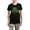 With Gray Camo Pant, variant on CafePress - Shamrock Skulls St Pattys Day Women's Dark Pajamas - Women's Short Sleeve Print T-Shirt and Pants Dark Cotton Pajama Set