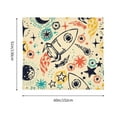 thumbnail image 3 of Yiaed Rockets Print Tapestry for Bedroom,Tapestry Wall Tapestries, Tapestry Aesthetic for Living Room Dorm Room 51" X 60", 3 of 6