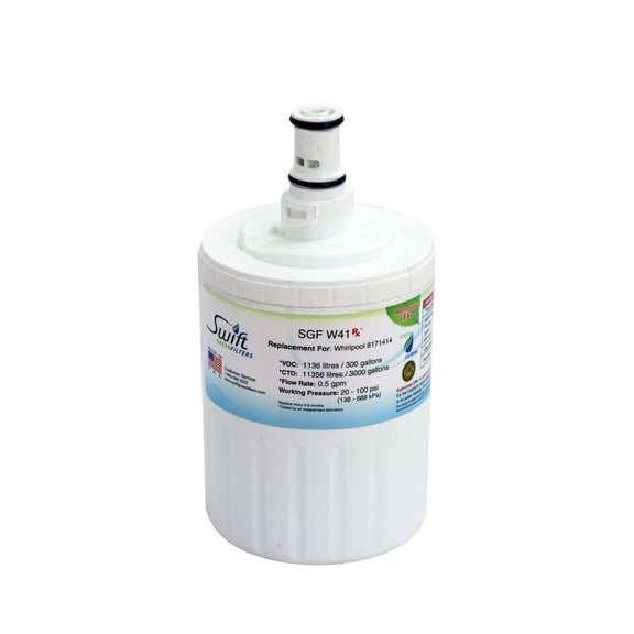 Swift Green Filters SGF-W41 Rx Replacement Water Filter for Whirlpool EDR8D1 ,FILTER 8,46-9002, 8171413, NLC200- 1 Pack
