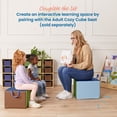 thumbnail image 5 of SoftZone Children's Cozy Cube Seat with Handle, Classroom Furniture, Earthtone, 4-Piece, 5 of 9