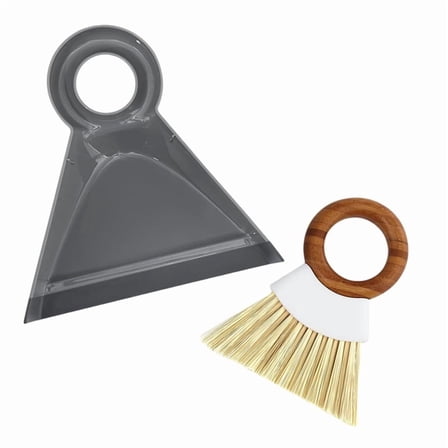 1set x Mini Dustpan and Brush-White