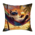 thumbnail image 2 of Linen Pillow Cover for Couch and Bed | Decorative Cushion Case with Invisible Zipper | Washable Square Throw Pillowcase for Living Room, Bedroom, or Outdoor Use | Machine Washable Home Decor, 2 of 6