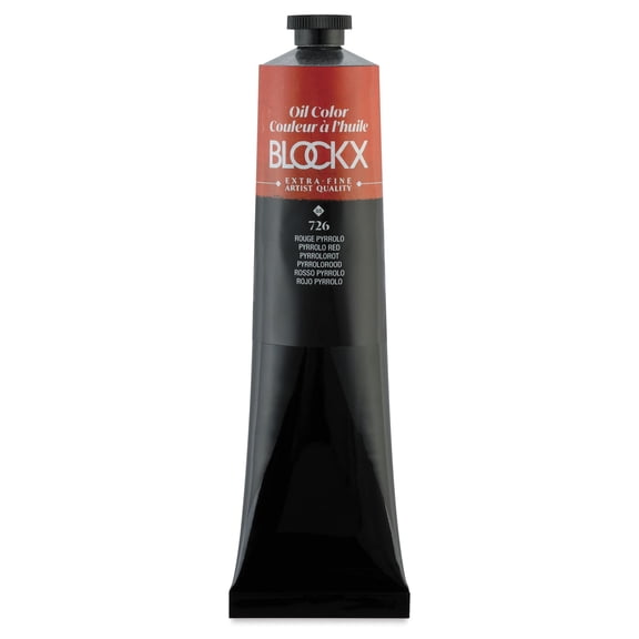 Blockx Artist Oil Color - Pyrrolo Red, 200 ml tube
