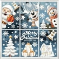 thumbnail image 4 of Xihbxyly Pegatinas Blancas de Papá Noel para Ventana, Decoración Navideña para Tienda, Visual de Doble Cara, Espíritu Navideño para El Hogar, La Oficina o La Tienda, Fácil Aplicación, Juego de 9 Piez, 4 of 7