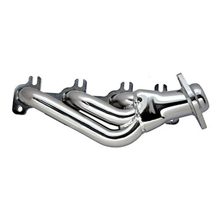 Dodge Dakota Gibson Header - Gibson Exhaust GP316 GIBGP316 04-06 DAKOTA 4.7L/04-07 RAM TRUCK 1500 4.7L CHROME PLATED HEADER