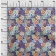 thumbnail image 2 of oneOone Viscose Jersey Bleuâtre Violet Tissu Imprimé Tissu Robe par la Cour 60 Pouces de Large, 2 of 4