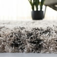 thumbnail image 4 of SAFAVIEH Iceland Milton Chevron Shag Area Rug, Cream/Grey, 5'3" x 7'6", 4 of 7