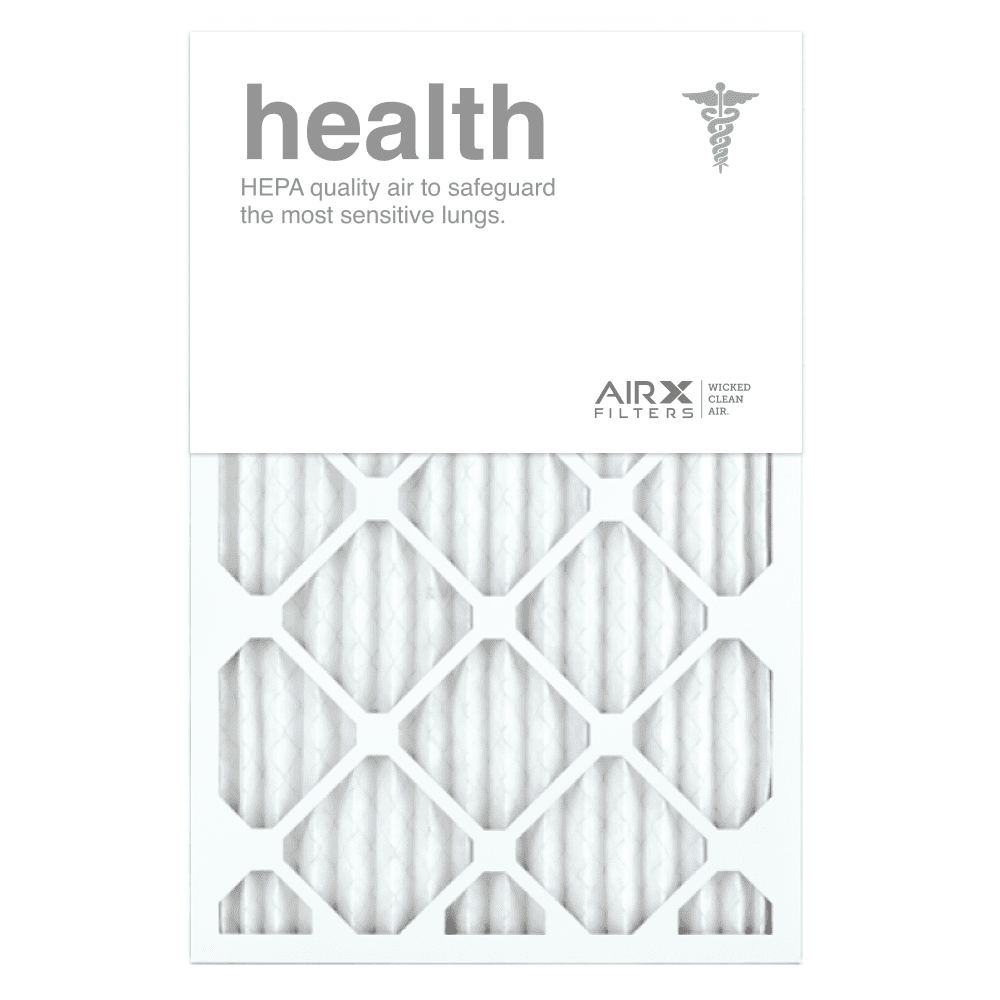 AIRx Filters 16x25x1 Air Filter MERV 13 Pleated HVAC AC Furnace Air Filter, Health 1-Pack Made in the USA
