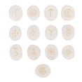 thumbnail image 4 of Healing Stones,13 Pcs Rune Stone Crystal Runes Rune Stones Eco-Friendly Materials, 4 of 8