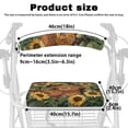 thumbnail image 6 of HELLHERO Calf Sunflower Seat & Back Covers Easy Install Rollator Walker Seat Back Covers Stretchable Material Comfortable for Home, 6 of 7